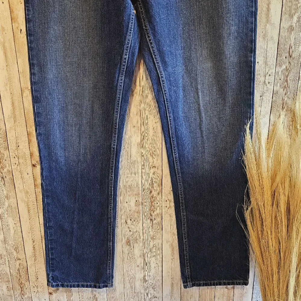 Tommy Hilfiger Stretch Dark Blue Straight Fit Jeans Size 34X34